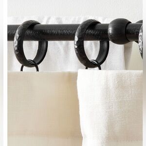 Pottery Barn Black Curtain Rings
